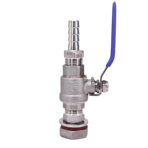 Grifo interruptor de agua tipo válvula de bola de mamparo y espiga 16mm BSP 7