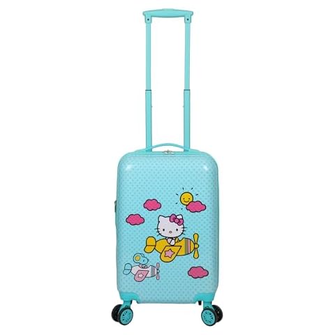 Bioworld Hello Kitty Airplane 20” Kids’ Carry-On Luggage Cover