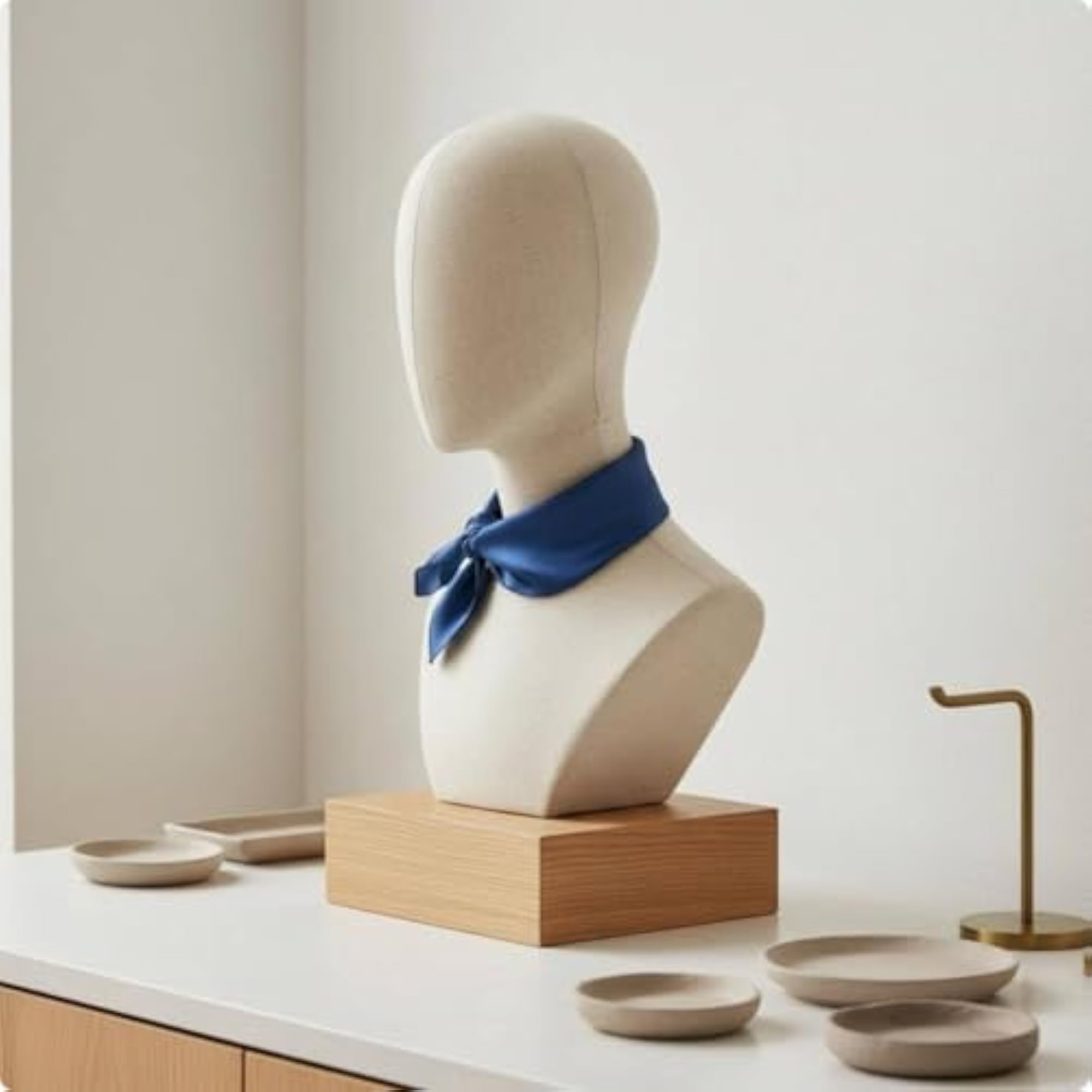 Fashion Head Model Display for Retail