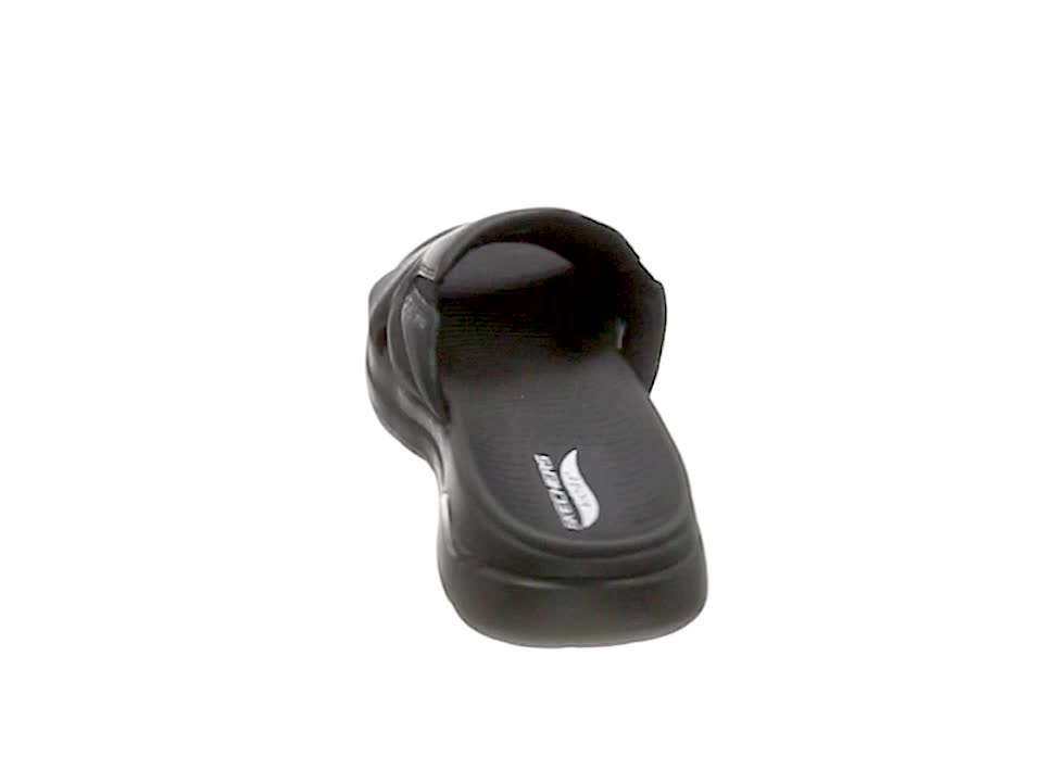 !2点 Amazon | Skechers Go Walk Arch Fit Sandal - 229023 Black 12