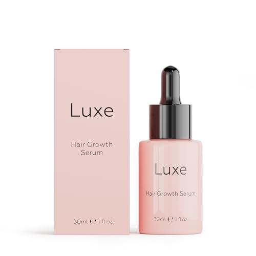 Luxe Cosmetics Hair Growth Serum - 30ml, Advanced Formula for Fuller, Healthier Hair, Reduces Breakage and Shedding
