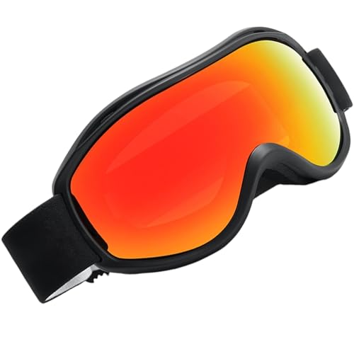 Lunettes de ski à vision large avec écran double couche anti-rayures
