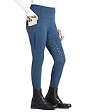 FitsT4 Sports Girls Riding Pants Full Seat High Waist Kids Equestrian Breeches Horse Schooling Tights Zipper...