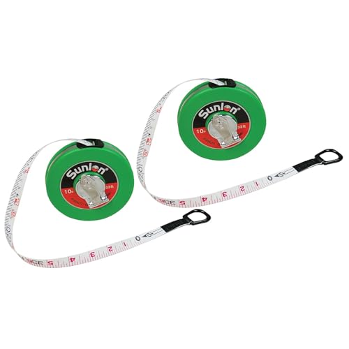 Cinta métrica plástica 33 pulgadas verde, pack 2 miniatura 1