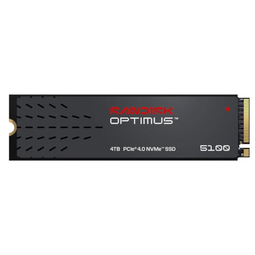 Image of Sandisk Optimus 5100 4TB NVMe SSD, PCIe 4.0, M.2 2280