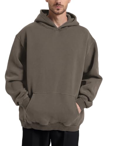 Image of Hatant Oversized Hoodie Sweatshirts for Men Couples Heavyweight Hoodies Pullover Vintage Mens Acid Wash Sweaters Clothes 2026
