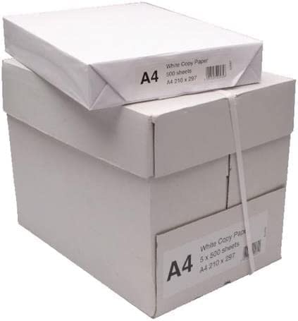 A4 80GSM Quality White Copy Office Printer Copier Paper 1-5 REAMS (1 Ream)