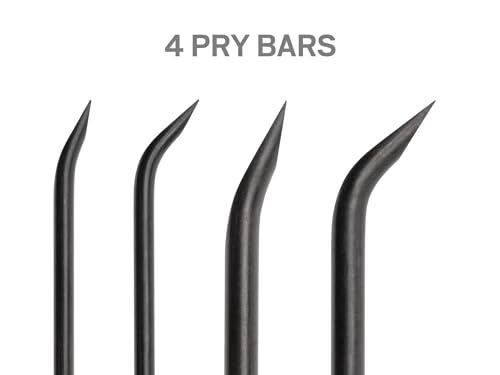 Image of TEKTON Pick, Hook, and Mini Pry Bar Set, 14-Piece | LVR10003