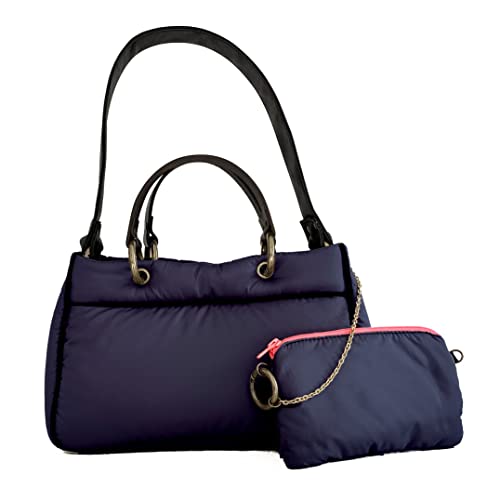 Sac bandoulière Oyambre bleu Mininaomi étanche avec poignées synthétiques