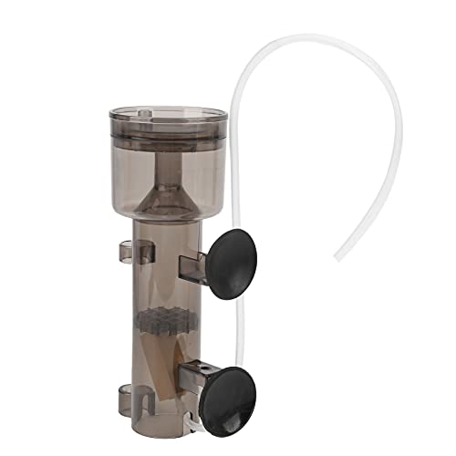 水族館プロテインスキマー、海水用サンゴ水槽用海水魚用水槽用塩水用耐久性のあるプロフェッショナル水族館フィルターミニ(RS-4003, 青)