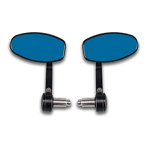 Duilu Motorcycle Handlebar End Mirrors Cnc Aluminum Alloy Universal Side Rear View Mirror For 7/8" Or 1'' Rearview Mirror For Motorbike Blind Spot Mirrors #TOP2