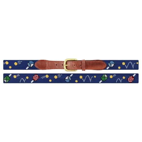 Smathers & Branson Wacky Pickleball Needlepoint Belt2