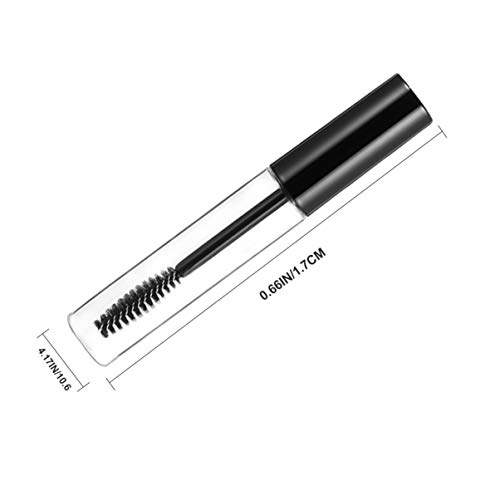 Lurrose Tubos de Rímel 8 Unidades Vazios Tubo de Cílios Recarregável E Recipiente de Rímel Diy Varin