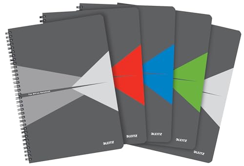 Cahier A4 ligné Leitz Office à spirale pour optimiser vos notes de cours et réunions
