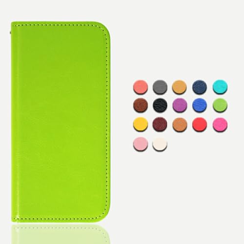 �݊��iZTE Nubia REDMAGIC 11 ProPlus�Ή� �蒠�^ �X�}�[�g�t�H���P�[�X �ϏՌ� �X�}�z�P�[�X �}�O�l�b�g������ �X�^���h�@�\�t�� �蒠�P�[�X �ی�J�o�[ (�V�C �J���[�F���C���O���[�� LIME GREEN)