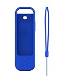 Silicone Protective Case with Power Button Jack Hole Cutout for Roku-Ultra 2017/2018 Remote, Anti-Slip Anti-Lost with Hand Strap (Blue)