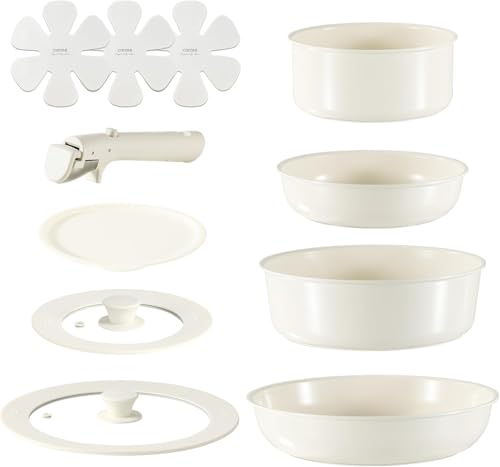 CAROTE �J���[�e �Z���~�b�N�R�[�e�B���O �t���C�p�� �Z�b�g 11�_ IH�E�K�X�ΑΉ� �t�b�f�s�g�p �̂ɊQ�̂Ȃ� �������ɂ��� ��Z�b�g����肪���� �������ȒP �H��@�Ή� �I�[�u���Ή� PTFE PFOA PFOS �t���[�y�ʐ݌v