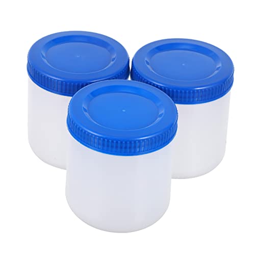 NULYLU 3pcs Thickened Plastic Sealing Can Leakproof Liquid Paint Container Kitchen Liquid Storage Bottle