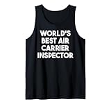 Der weltbeste Inspektor von Luftfahrtunternehmen Tank Top
