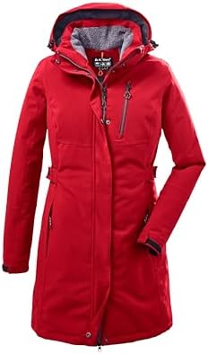 Killtec Damen Parka Funktionsparka mit abzippbarer Kapuze KOW 165 WMN PRK wasserdicht, Winddicht, atmungsaktiv