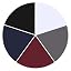 Black/White/Grey/Burgundy/Navy Blue