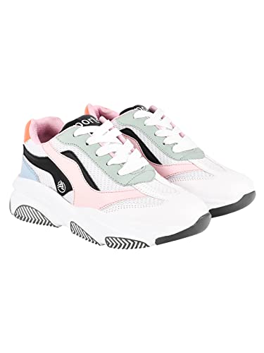 Shoetopia Girls JM-42 White Casual Shoe - 8 UK (Girls-JM-42-White)