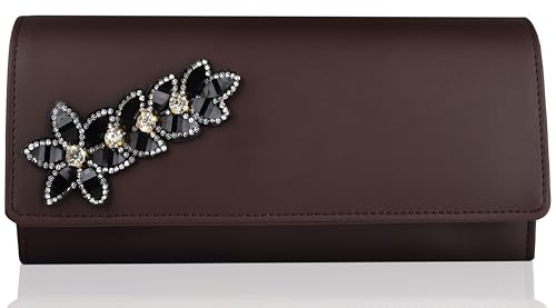 Image of Women's and Girls Hand Clutch Mobile Hand Purse Wallet 4 Card Slot