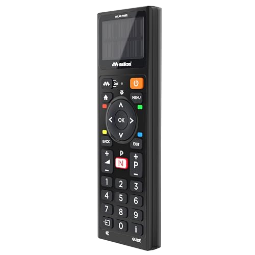 Meliconi, Solar TV, Telecomando Universale Ecosostenibile, Senza Batterie Usa e Getta, con Ricarica Solare o Tramite USB, Funzionalità Avanzate, Compatibile con Gran Parte delle TV - 6