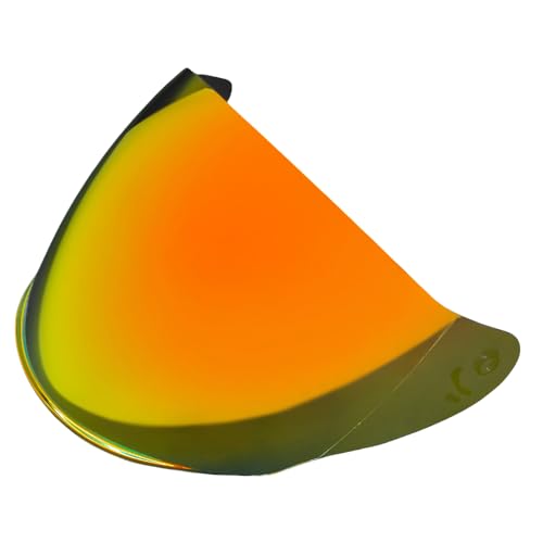 YMTSGEQ Helmet Visor Replacement for OF608.Motorcycle Helmet Shield UV Protection Compatible with LS2 OF608 (Revo Deep Red)