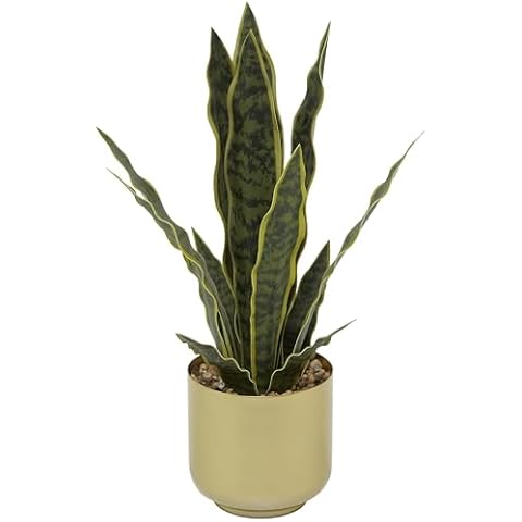Deco 79 Faux Foliage Snake Plant Cover