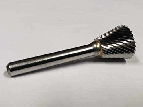 Fresa de carburo de una sola corte SN-7 3/4" x 5/8" sobre mango 1/4" miniatura 2