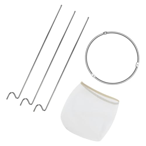 GALPADA Reusable Mesh Strainer Bag with Sturdy Sieve Stand for Home Straining Fine Filtration Food Grade Filter Bag for Juice Wine Nut Milk Jam Coffee and Cold Brew Filtering