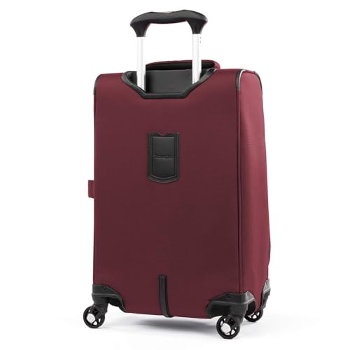 Image of Travelpro Maxlite 5 Softside 2pc Set Expandable Carry On Luggage with 4 Spinner Wheels /Soft Underseat Tote, Lightweight Suitcase, Men and Women, Burgundy