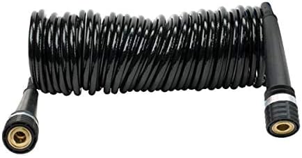 VIAIR00034 30'. Coil Hose, PU, Inside Braided, Quick Connect Coupler On Both Ends