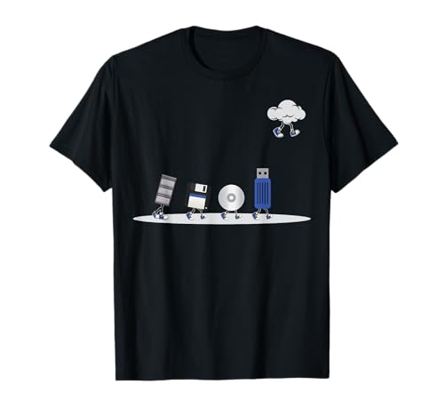 IT GEEK, PC ACCESSOIRES DÉPIRES DE STOCKAGE EVOLUTION NERD T-Shirt