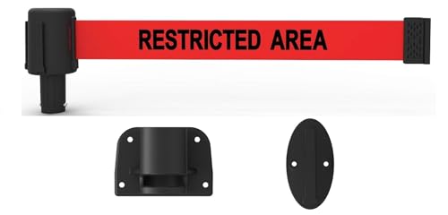 Retractable Belt Barrier, Restricted Area