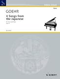 Four songs from the japanese op. 9 chant: op. 9. mezzo-soprano and piano or orchestra. mezzo-soprano. Réduction pour piano.