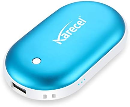 Karecel Rechargeable Hand Warmer, 5200mAh Double-Sided Instant Heating Electric Hand Warmer Power Bank, Up to 11Hrs, USB Portable Handwarmer Pocket Heater, Tech Gifts for Men Women, Winter Essentials