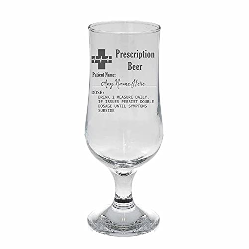 Always Looking Good Personalised Engraved Prescription Beer Glass Craft Beer Pint Glass Novelty Funny Birthday Gift - Any Name (Empty Glass, Hurricane - 385 ml)