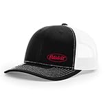 Peterbilt Trucks Black & White Richardson Classic Trucker Snapback Mesh Cap/Hat