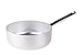 Pentole Agnelli Alluminio ALMA10728 Linea 3mm Casseruola Bassa con 1 Manico, 28 cm, Acciaio