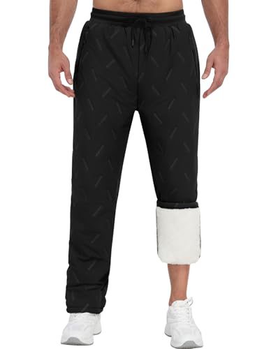 Voqeen Pantalones Chandal Hombre Invierno Termico Pantalon Forro