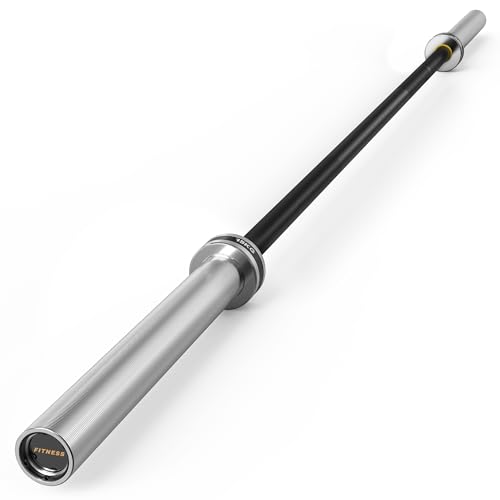 HANDBODE 6.5 ft Olympic Barbell 35 lb, 1000 lb Capacity