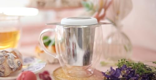 Teabloom Universal Loose Tea Infuser with Lid