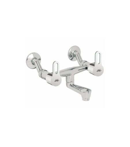 JAl Venna Wall Mixer Bath 15 mm Faucet | Bathroom Taps | Durable & Reliable Premium Material | Stainless Steel Faucet with Chrome Finish | Anti Rust 37640