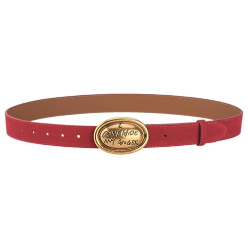 Ceinture de taille en cuir rouge pour sublimer une robe de soirée ou un blazer