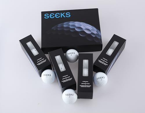 Seeks Black Edition Golf Balls Performance Distance Speed Accuracy Control The Only Pro Touring Golf Ball for Everyone One Dozen