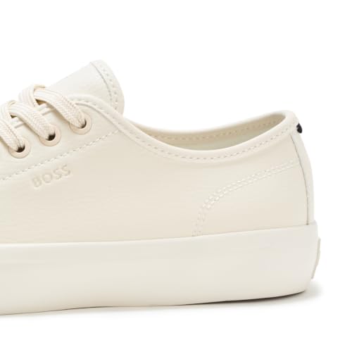 Image of BOSS Men's Aiden Logo Block Leather Low Top Sneakers
