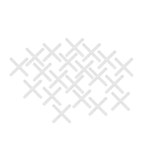 Tile Spacers 2mm Cross Design, 2000 Pack Reusable PE