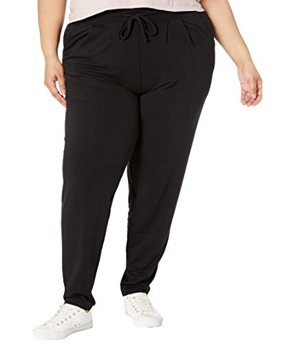 HUE Women s Relaxed Fit Jogger, Black, XL